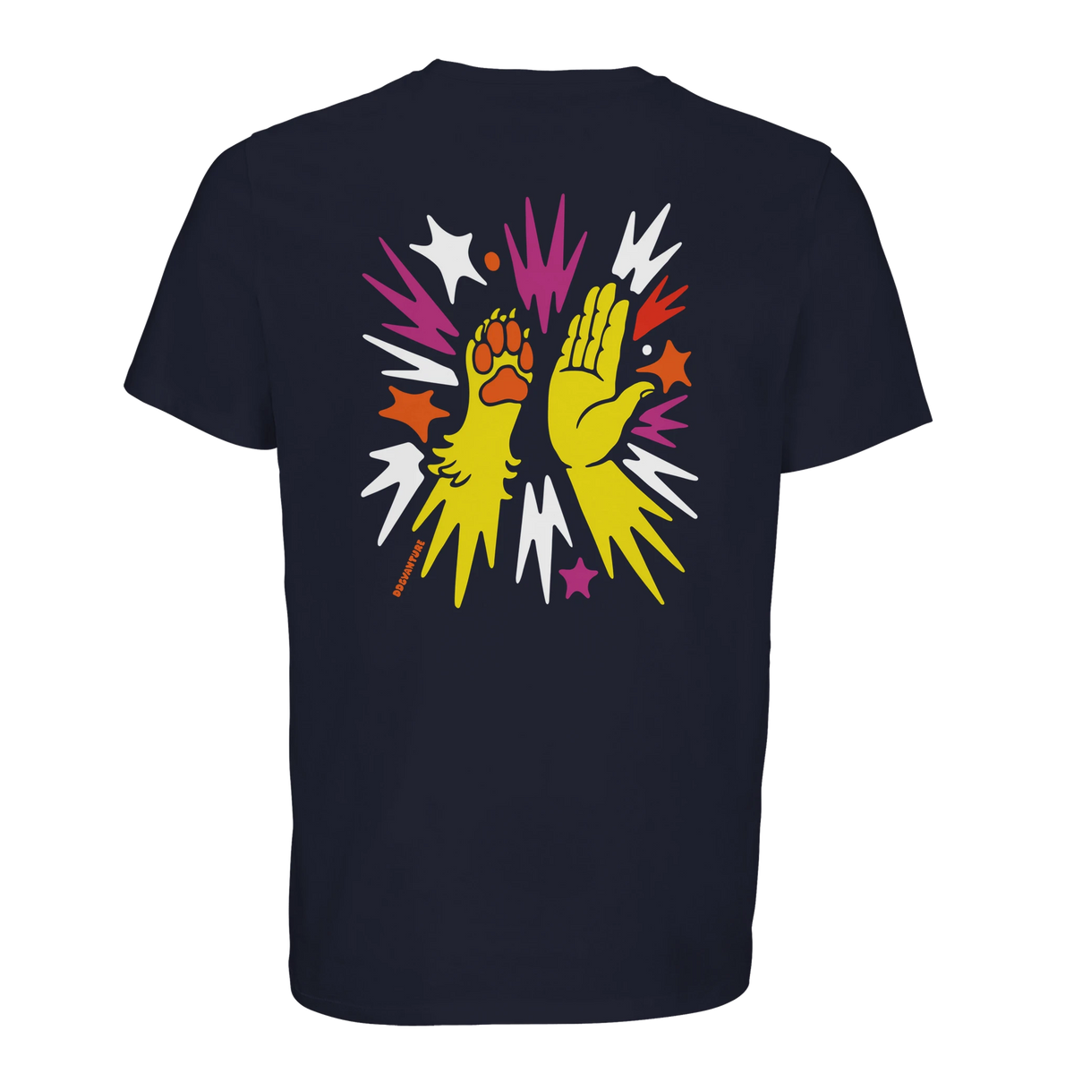 Dogvanture Buddy Shirt Yellow, Kragen-Detail
