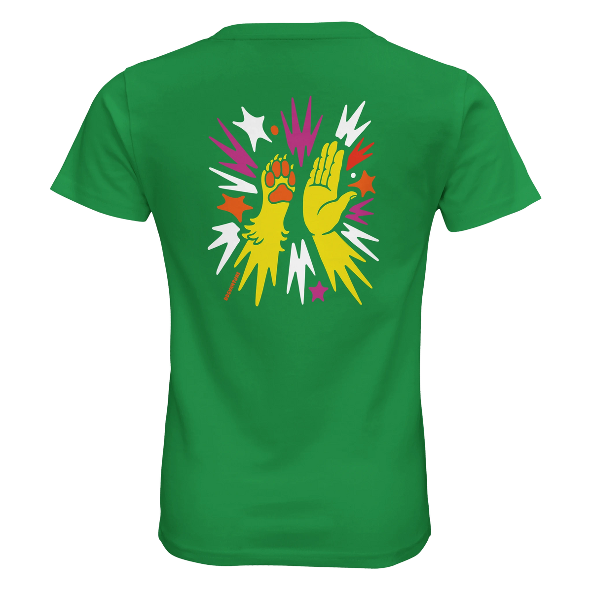 Detailansicht Print Dogvanture Kids Buddy Shirt Yellow