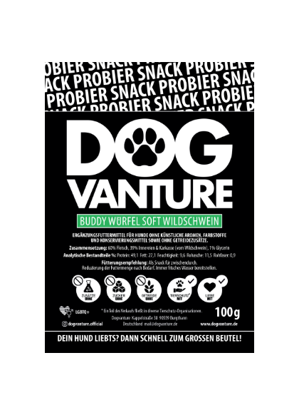 Dogvanture Hundeleckerli Wildschwein