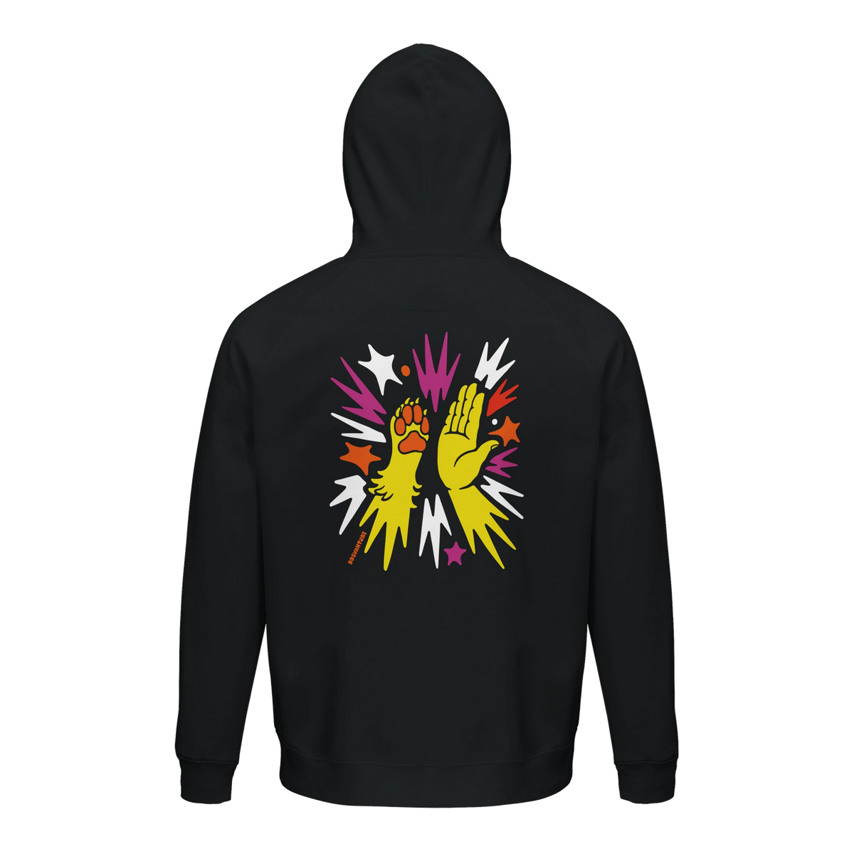 Dogvanture Buddy Hoodie Yellow mit Buddy-Print