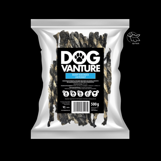 Dogvanture Lachshaut für Hunde aus 100 % Lachs