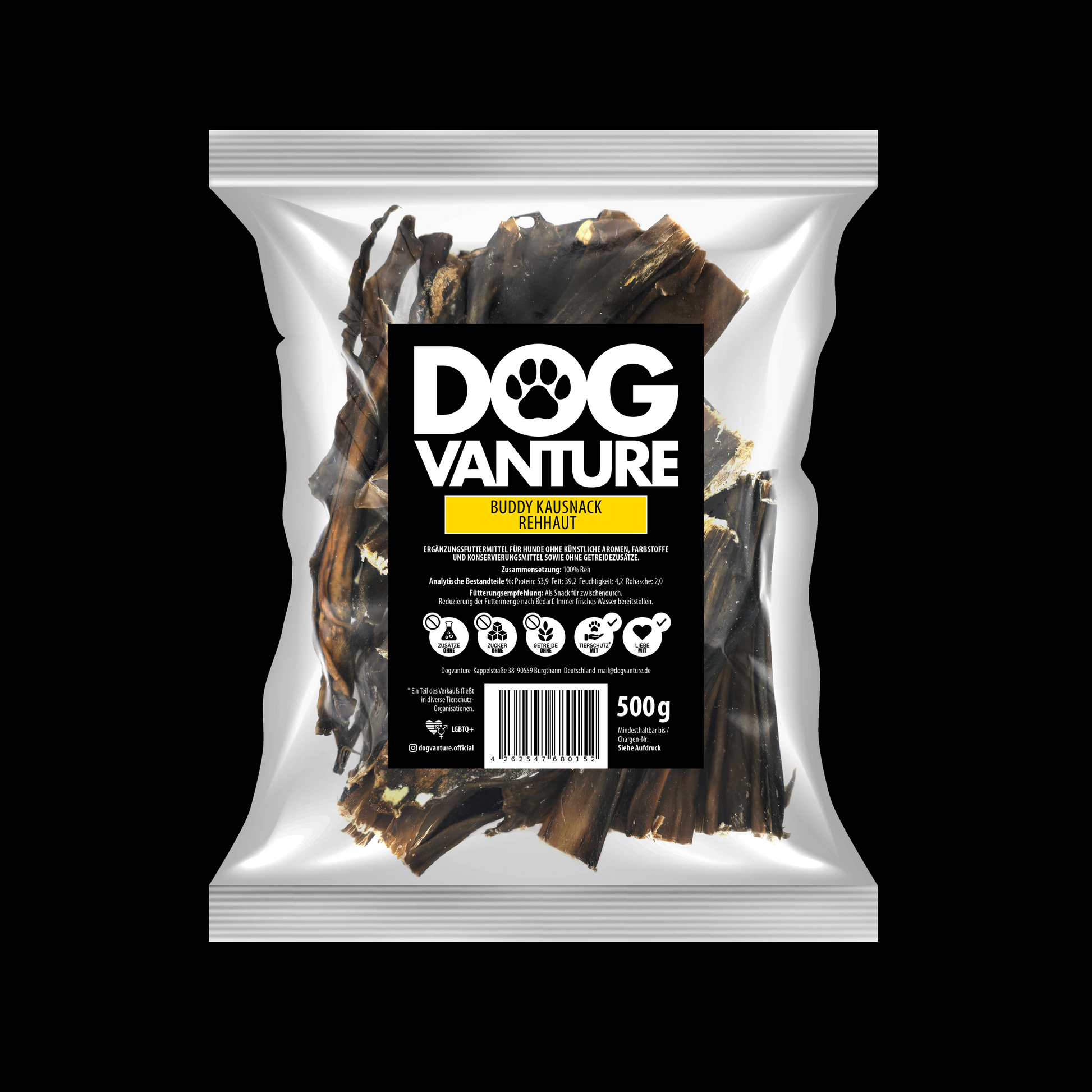 
Rehhaut Hund

Rehhaut Kauartikel

Kauartikel Hund Wild

natürliche Hundekauartikel