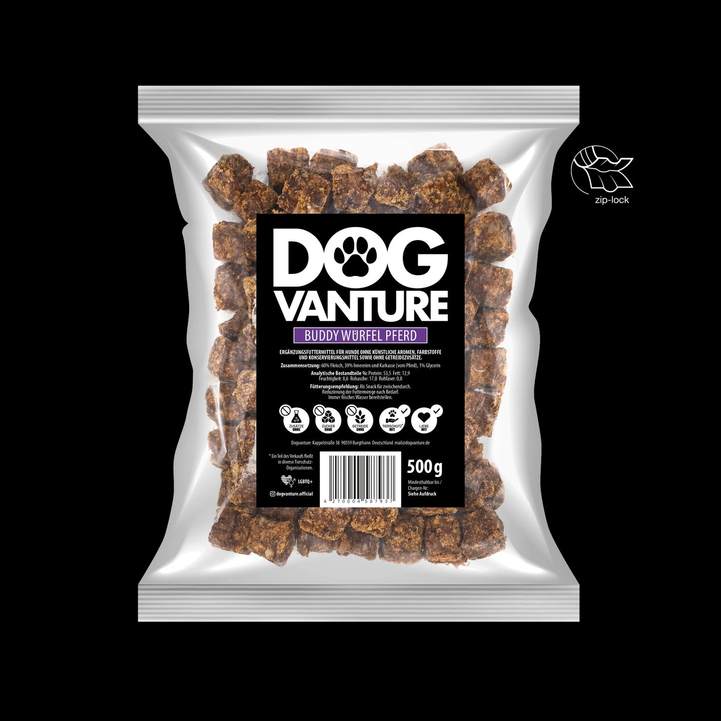 Pferd Hundeleckerli

Pferdefleisch Hund

Monoprotein Hundeleckerli Pferd

allergiker Hundesnacks Pferd

natürliche Hundeleckerli Pferd