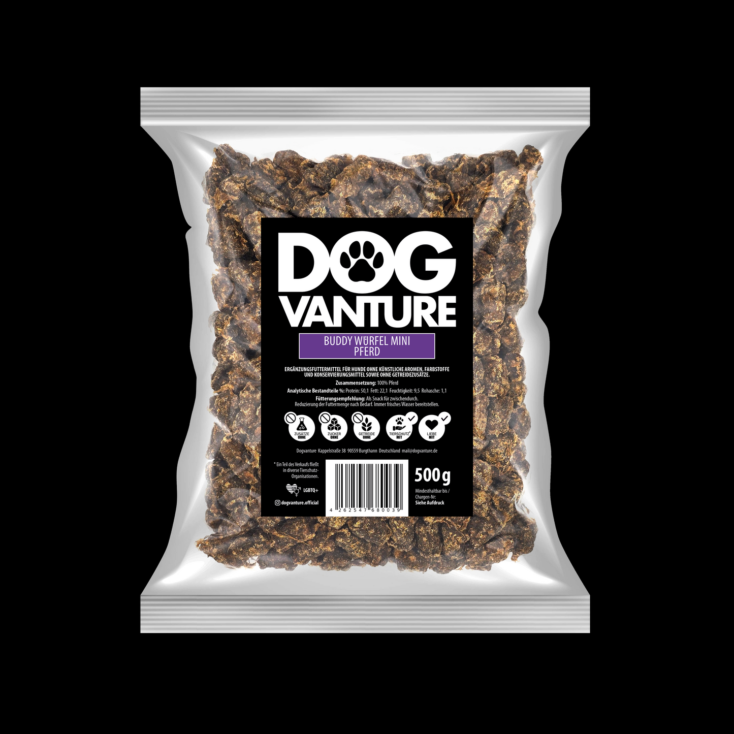 Pferd Hundesnacks

Trainingssnacks Hund Pferd

kleine Hundeleckerli Pferd

Monoprotein Trainingssnacks Hund