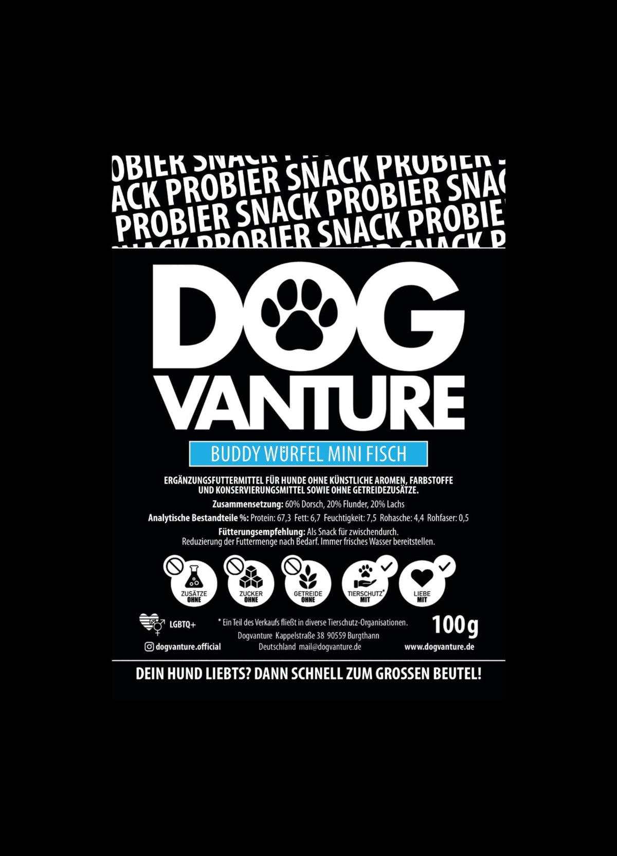 Dogvanture Fisch Hundeleckerli