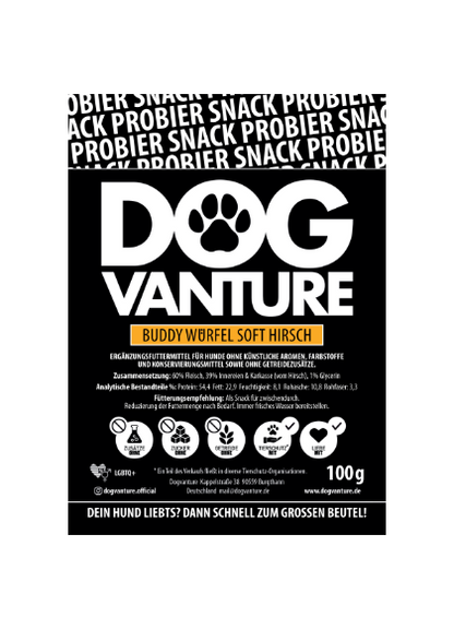 Dogvanture Hundeleckerli Hirsch