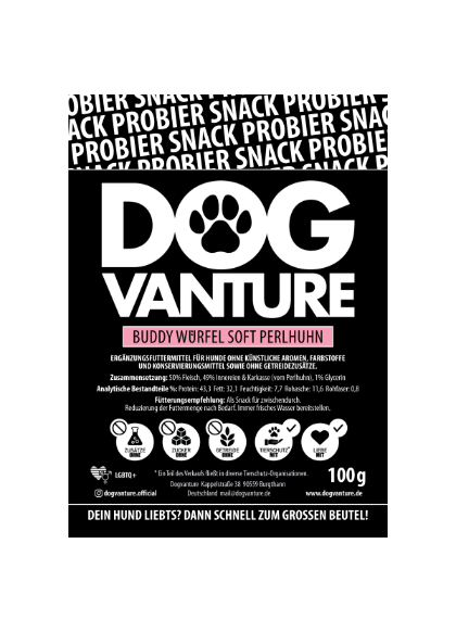 Dogvanture Hundeleckrli Perl Huhn