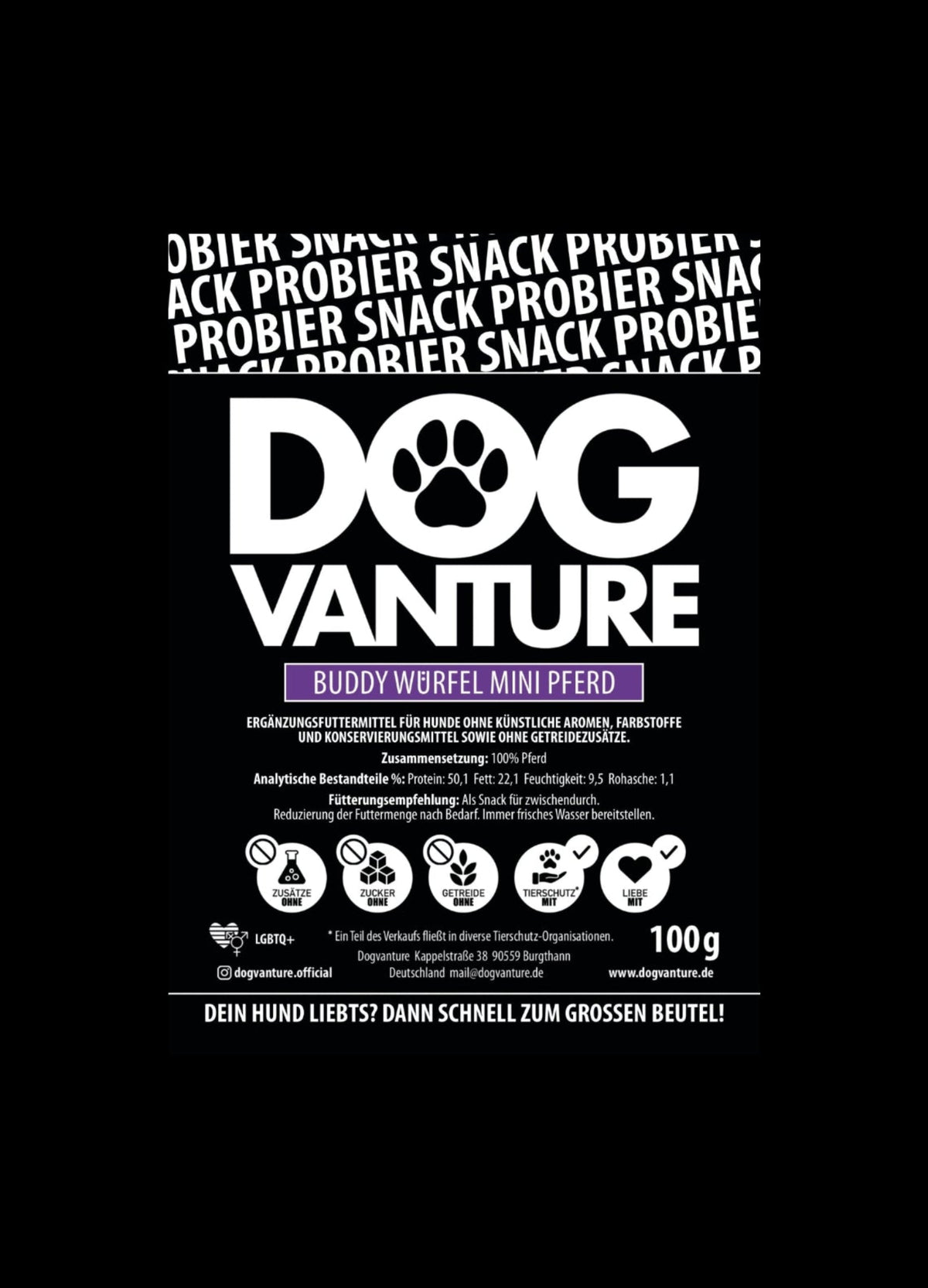 Dogvanture Pferd Hundeleckerli