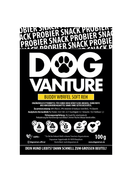 Dogvanture Hundeleckerli Reh
