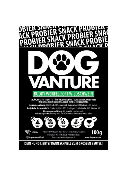Dogvanture Hundeleckerli Wildschwein