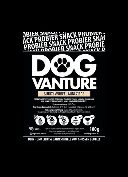 Dogvanture Ziege Hundeleckerli